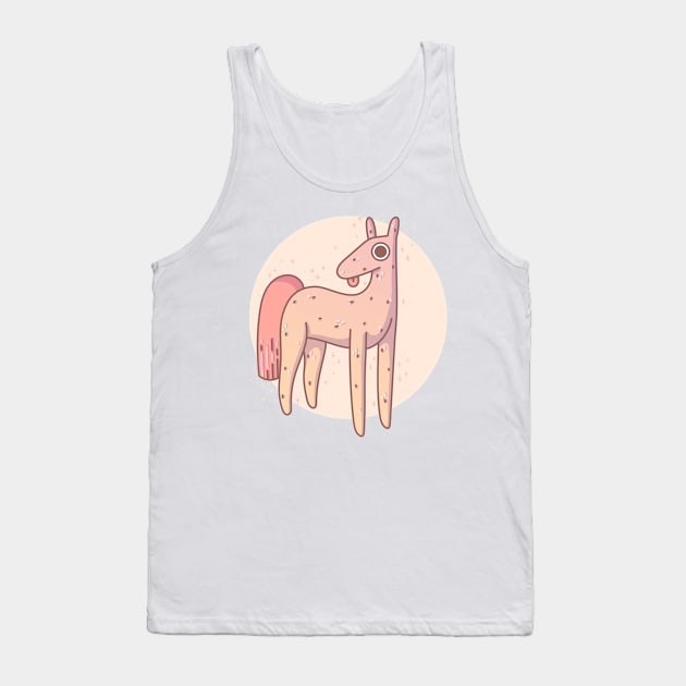 Stupid Horse Tank Top by Meeko_Art